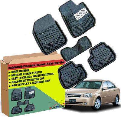 Autowhrib Plastic 3D Mat For  Chevrolet Optra(Black)