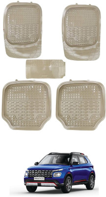 AuTO ADDiCT PVC Tray Mat For  Hyundai Venue(Beige)