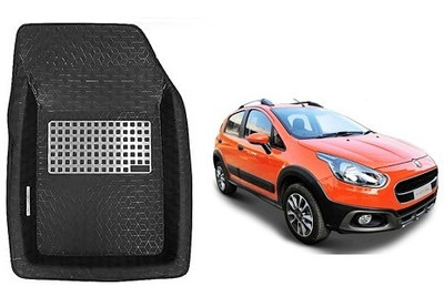SLSHILPA Plastic Tray Mat For  Fiat Avventura(Black)