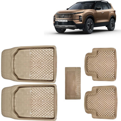 Kingsway PVC Tray Mat For  Tata Safari(Beige)