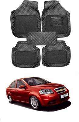 arneja trading company Leatherite 7D Mat For  Chevrolet Aveo(Black)