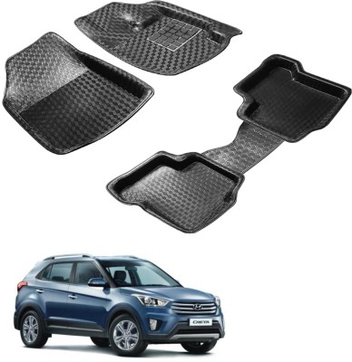 MOCKHE EVA, Plastic 3D Mat For  Hyundai Creta(Black)