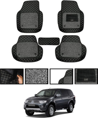 AYW Leatherite 7D Mat For  Mitsubishi Pajero(Black)