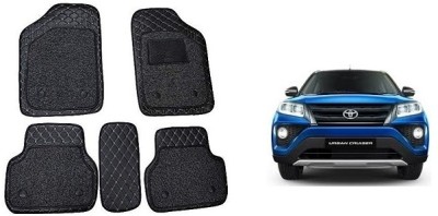 After cars Leatherite 7D Mat For  Toyota Urban Cruiser(Black)