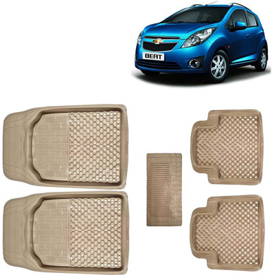 Kingsway PVC Tray Mat For  Chevrolet Beat(Beige)