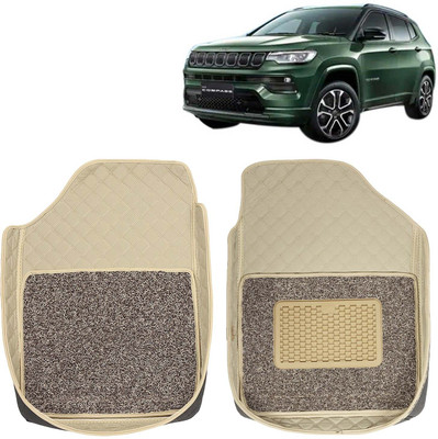 Kingsway Leatherite 7D Mat For  Jeep Compass(Beige)