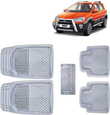 Kingsway PVC Tray Mat For  Toyota Etios Cross(Clear)