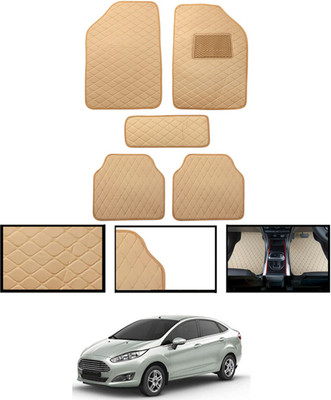 CCMM Leatherite Standard Mat For  Ford Fiesta(Beige)