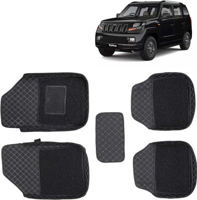 Kingsway Leatherite 7D Mat For  Mahindra TUV 300(Black)