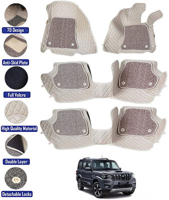 RKPSP Leatherite 7D Mat For  Mahindra Scorpio(Beige)
