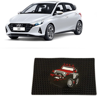 arneja trading company Rubber Standard Mat For  Hyundai i20(Black)