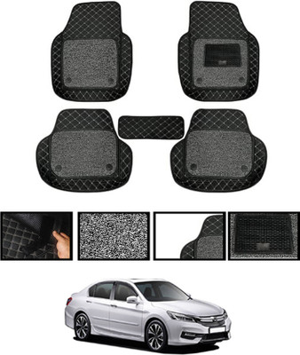 ABJD Leatherite 7D Mat For  Honda Accord(Black)