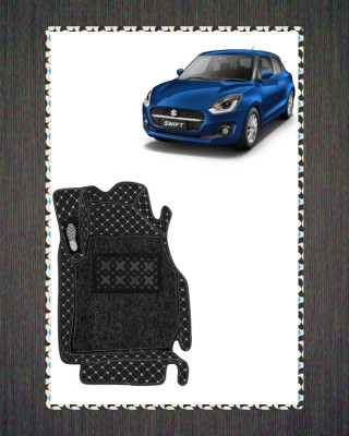 KUNTAIL A Leather 7D Mat For  Maruti Suzuki Swift(Black)