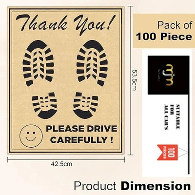 MJM Good Connections Paper Disposable Paper Mat For  Bajaj 4 Series(Brown)
