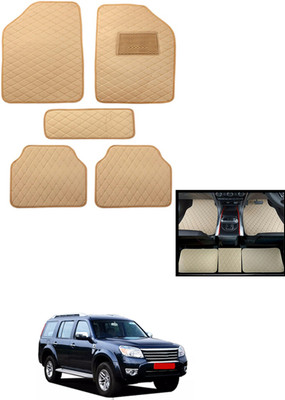MATIES Leatherite Standard Mat For  Ford Universal For Car(Beige)