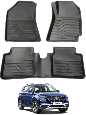 AYW PVC Tray Mat For  Hyundai Venue(Black)