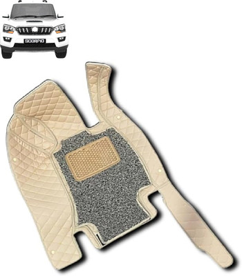 Caronix Leatherite 7D Mat For  Mahindra New Scorpio(Beige)
