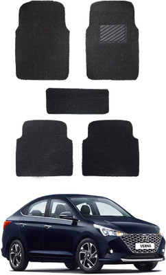 Autoxygen PVC Standard Mat For  Hyundai Verna(Black)