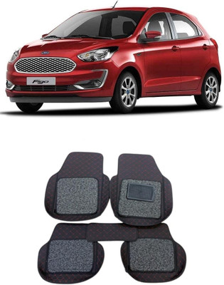 ARNEJA Leatherite 7D Mat For  Ford Figo(Red, Black)