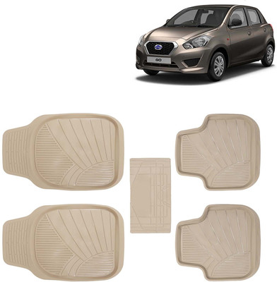 Kingsway PVC Tray Mat For  Datsun Go(Beige)