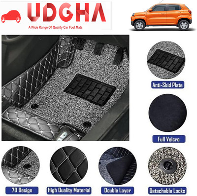 UDGHA Leatherite 7D Mat For  Maruti Suzuki S-Presso(Black)