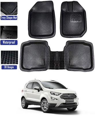 MATIES Plastic Tray Mat For  Ford Ecosport(Black)