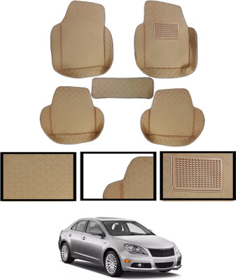 MATIES Leatherite 7D Mat For  Maruti Suzuki Kizashi(Beige)
