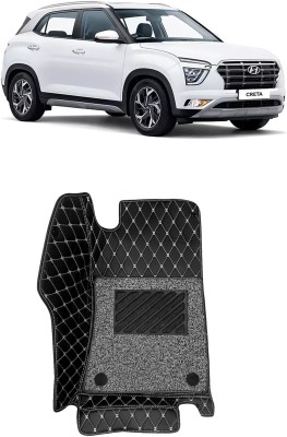 LOOXSWAG Leatherite 7D Mat For  Hyundai Creta(Black)