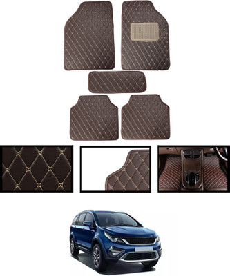 ABJD Leatherite Standard Mat For  Tata Hexa(Brown)