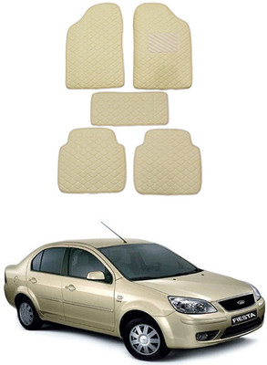 MATIES Leatherite Standard Mat For  Fiesta(Beige)