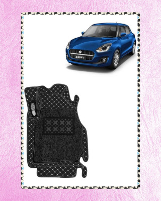 KUNTAIL A Leather 7D Mat For  Maruti Suzuki Swift(Black)