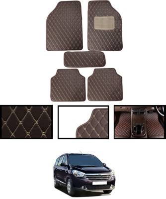 MATIES Leatherite Standard Mat For  Renault Lodgy(Brown)