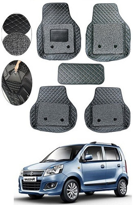 SLSHILPA Leather 7D Mat For  Maruti Suzuki WagonR(Black)