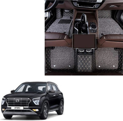 VIAZ VENTURES Leatherite 7D Mat For  Hyundai Creta(Black)