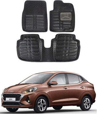 ARNEJA Polyutherine 3D Mat For  Hyundai Aura(Black)