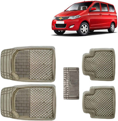 Kingsway PVC Tray Mat For  Chevrolet Enjoy(Brown)