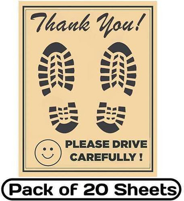 StepSafe Auto Paper Disposable Paper Mat For  Freestyle(Brown)