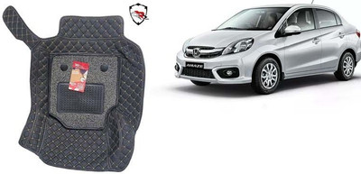 TOFIT ENTERPRISE Leatherite 7D Mat For  Honda Amaze(Black)