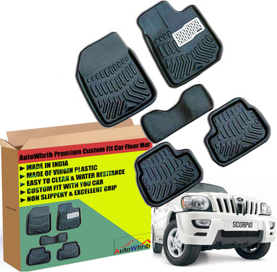 Autowhrib Plastic 3D Mat For  Mahindra Scorpio(Black)