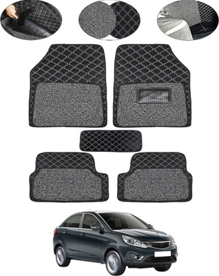 MSNP Leatherite 7D Mat For  Tata Zest(Black)