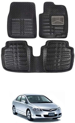 arneja trading company Polyutherine 3D Mat For  Honda Civic(Black)
