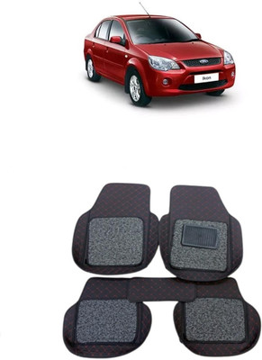 Arnejaa Leatherite 7D Mat For  Ford Ikon(Red, Black)