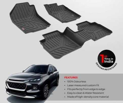 AUTOMOXCO TPV Tray Mat For  Toyota Urban Cruiser(Black)