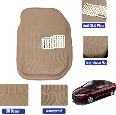 MATIES Plastic 3D Mat For  Universal For Car(Beige)