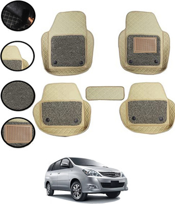 ABJD Leatherite 7D Mat For  Toyota Innova(Beige)