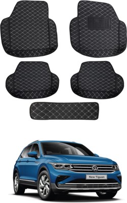 MATIES Leatherite 7D Mat For  Volkswagen Tiguan(Black)