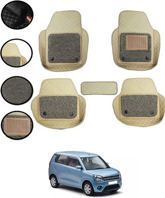 MSNP Leatherite 7D Mat For  Maruti Suzuki WagonR(Beige)