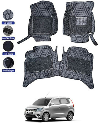 AYW Leatherite 7D Mat For  Maruti Suzuki WagonR(Black)