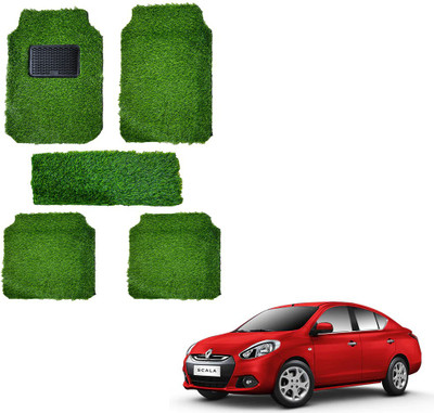 Oshotto Rubber, Plastic Standard Mat For  Renault Scala(Green)