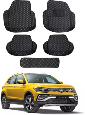 AYW Leatherite 7D Mat For  Volkswagen Taigun(Black)